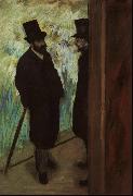 Edgar Degas Halevy and Cave Backstage at the Opera oil painting picture wholesale